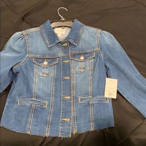 nine west blue jean jacket small